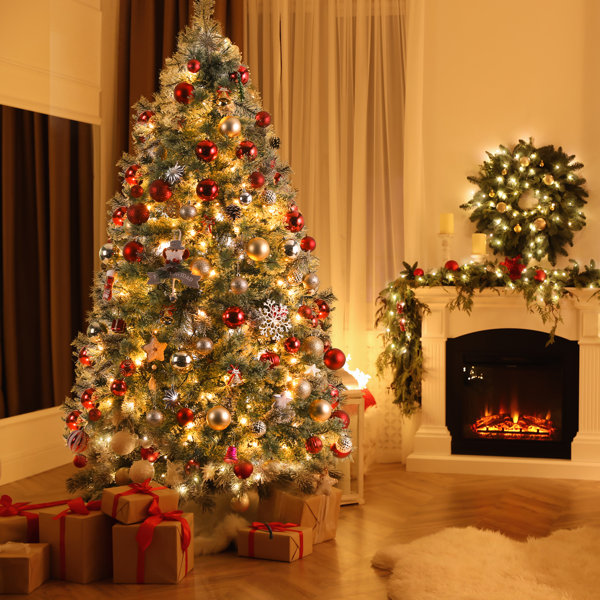 The Holiday Aisle® Jakyren Lighted Christmas Tree Wayfair